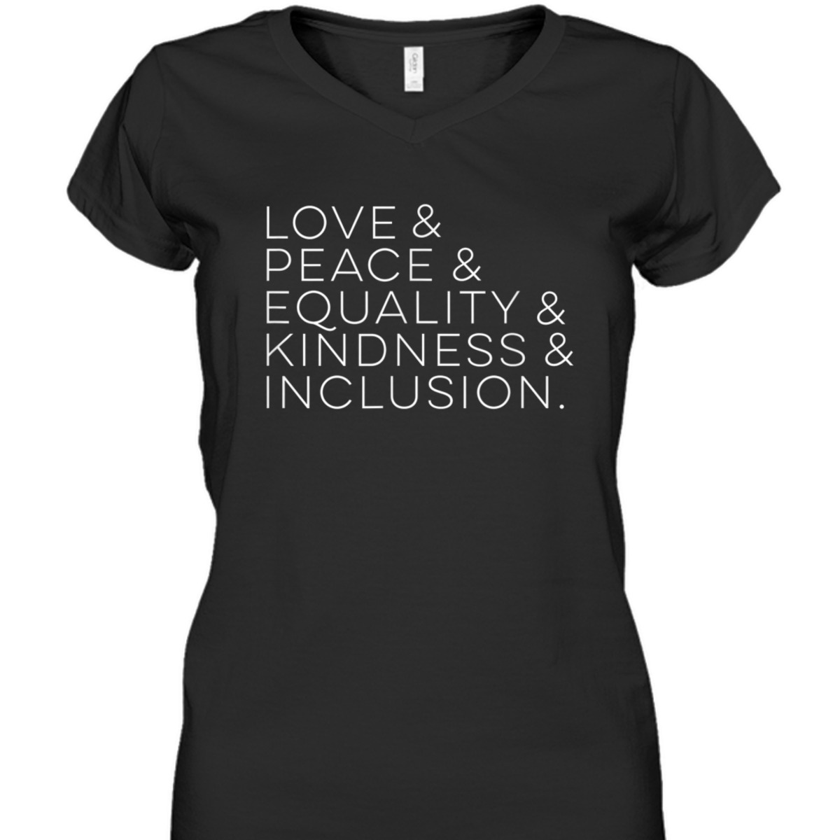 Love & Peace & Equality & Kindness & Inclusion T-Shirt Love & Peace & Equality & Kindness & Inclusion T-Shirt