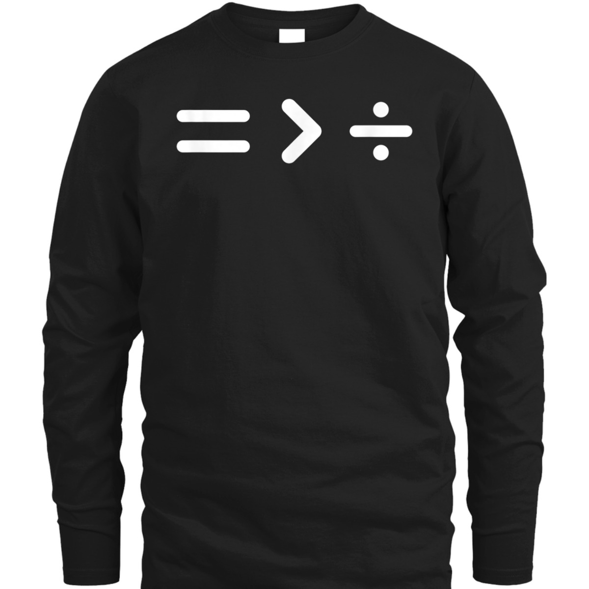 Equality Is Greater Than Division Symbols Pride T-Shirt Equality Is Greater Than Division Symbols Pride T-Shirt