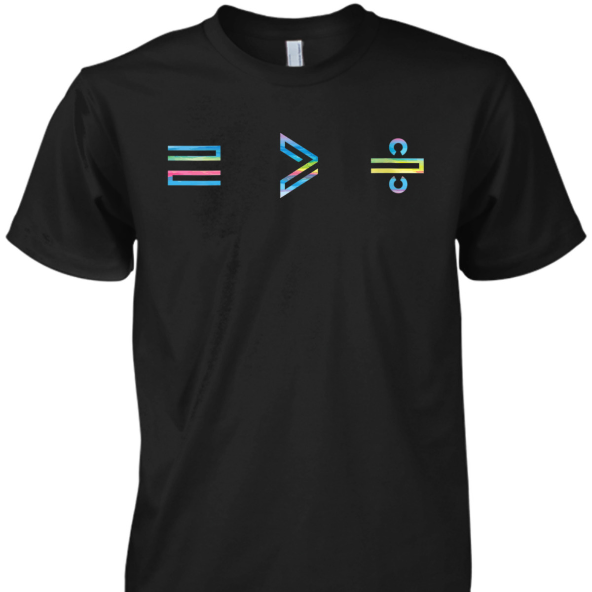 Womens Equality Is Greater Than Division Math Symbol Social Justice T-Shirt