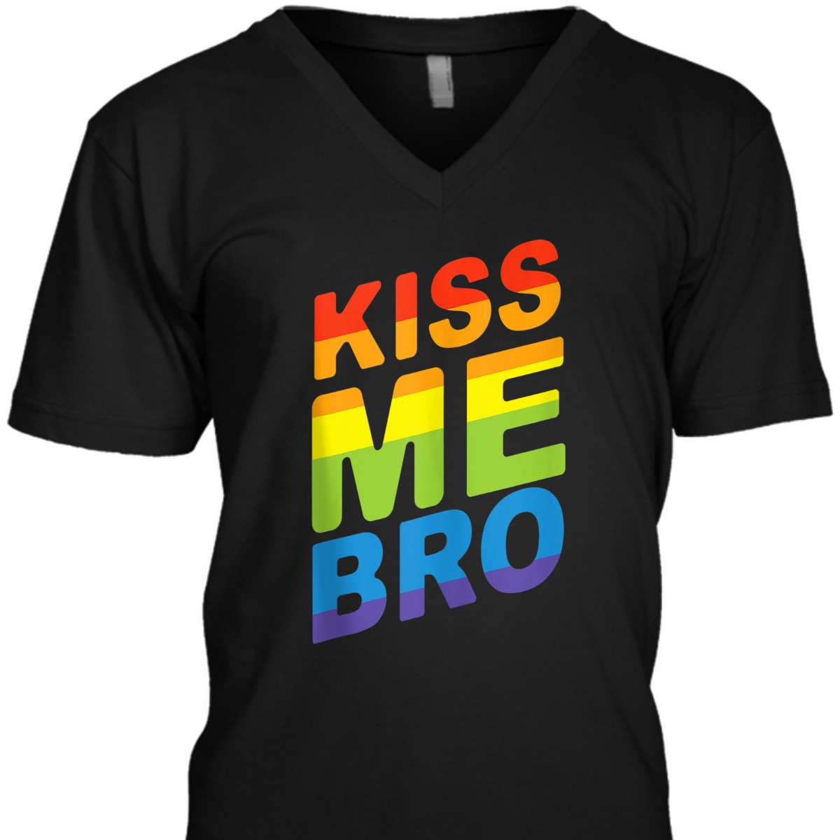 Kiss Me Bro LGBTQ Equality Gay Rights Pride T-Shirt
