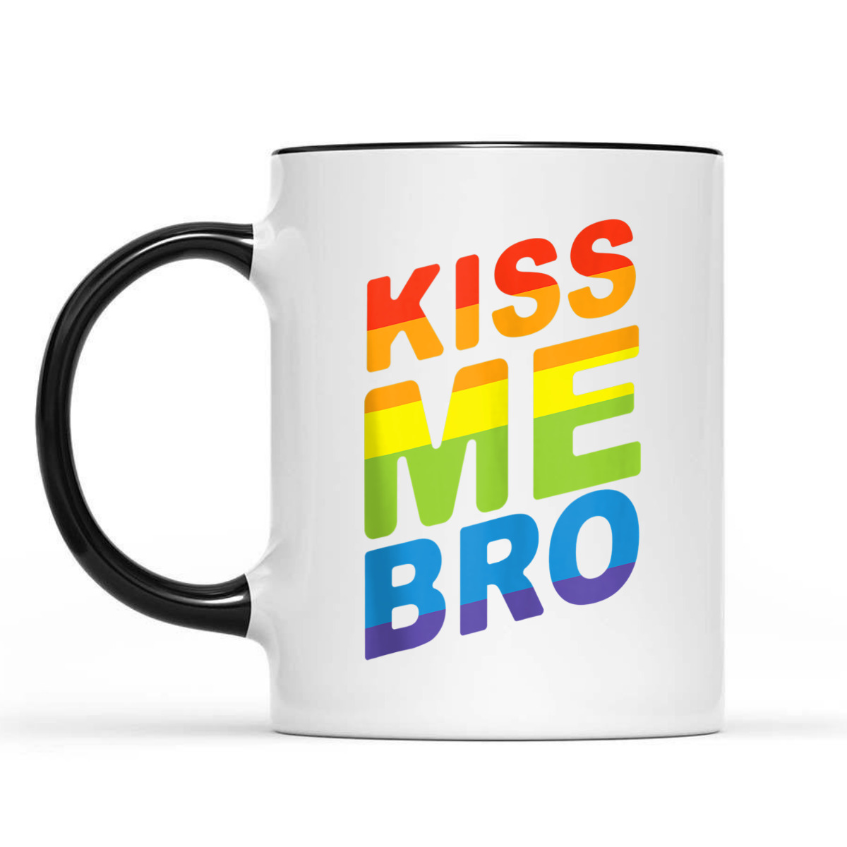 Kiss Me Bro LGBTQ Equality Gay Rights Pride T-Shirt