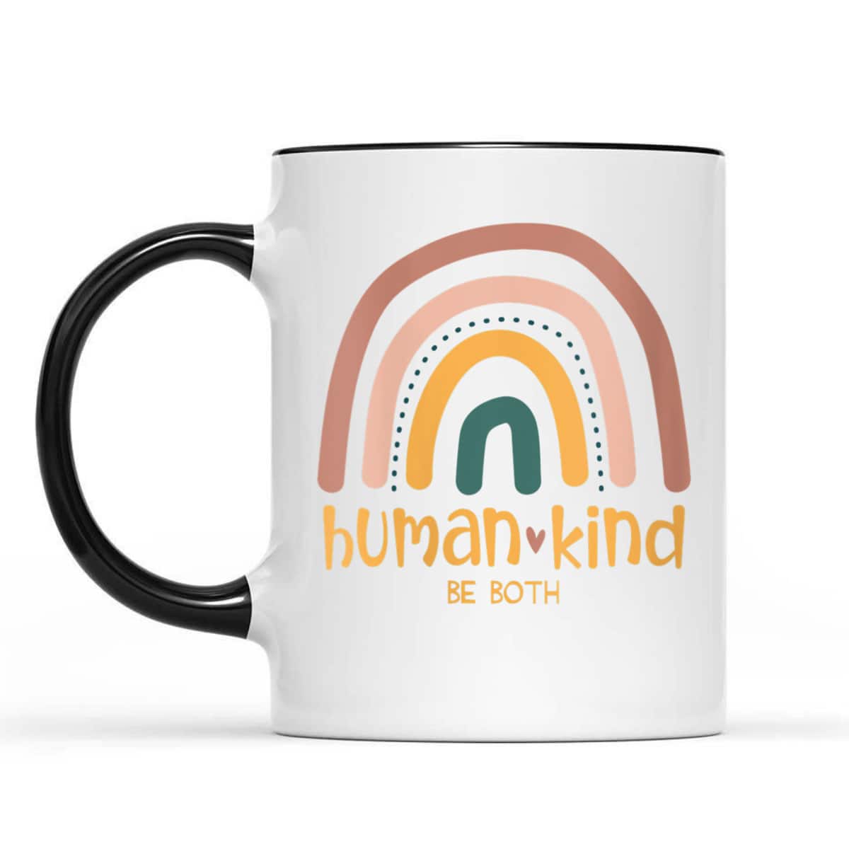 Womens Human Kind Be Both Equality Kindness Humankind Retro Rainbow T-Shirt Womens Human Kind Be Both Equality Kindness Humankind Retro Rainbow T-Shirt