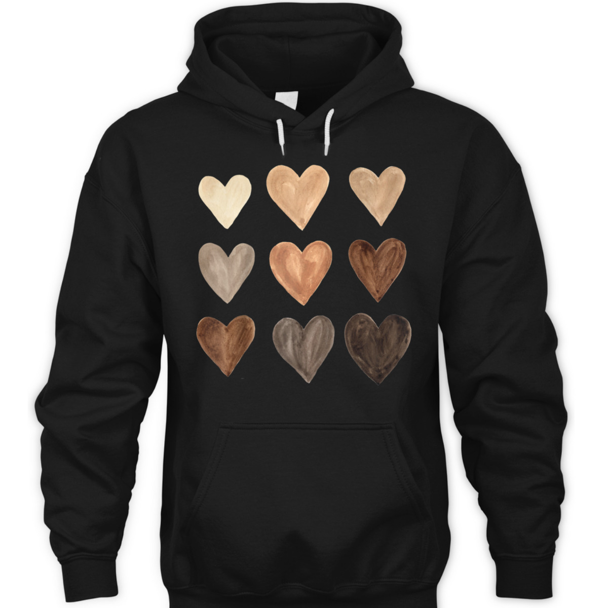 Melanin Hearts Social Justice Equality Unity Protest T-Shirt