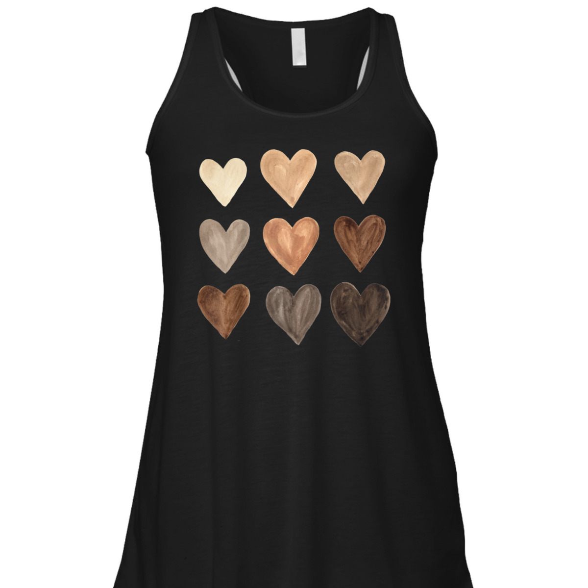 Melanin Hearts Social Justice Equality Unity Protest T-Shirt