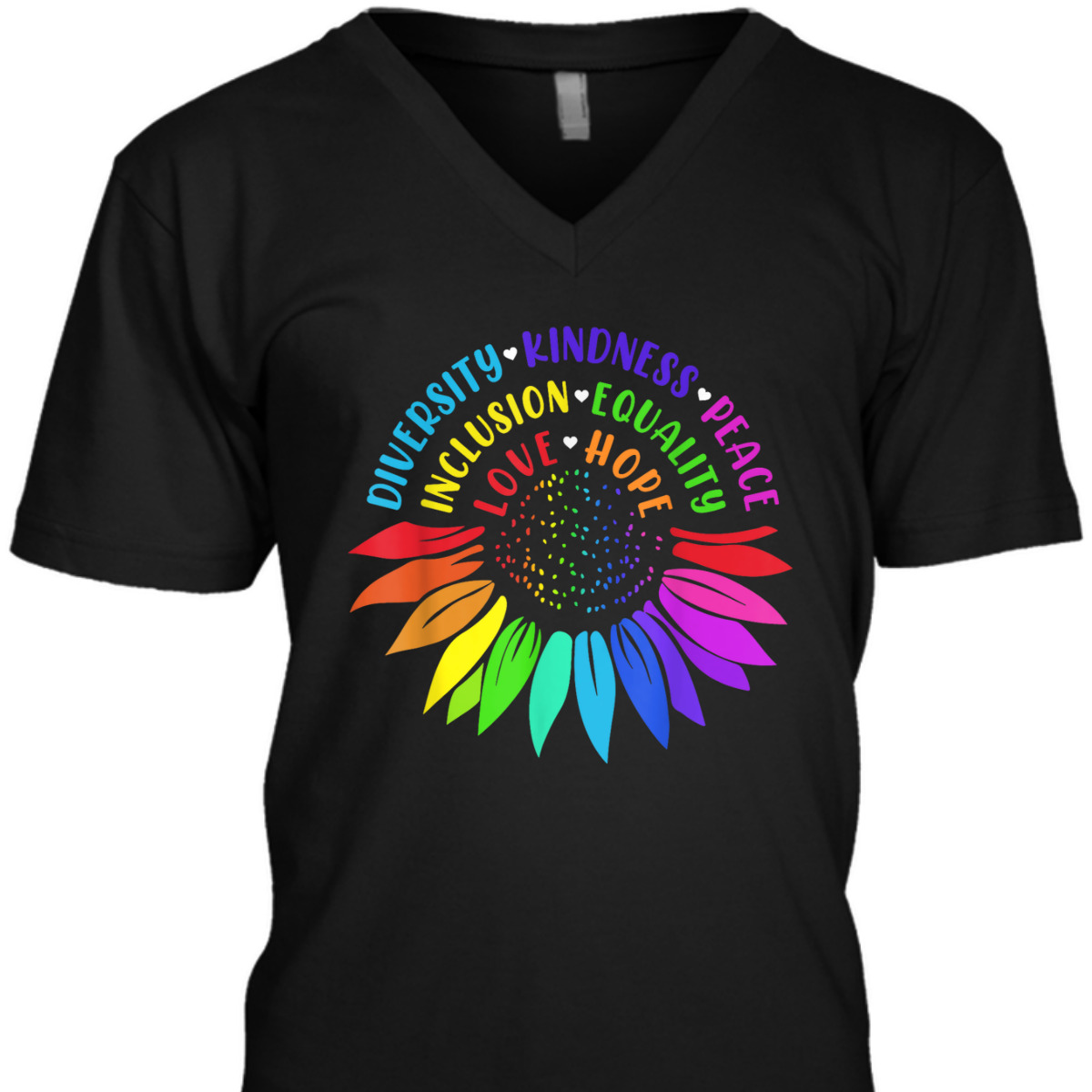 Sunflower Kindness Peace Equality Rainbow Flag LGBTQ Pride T-Shirt Sunflower Kindness Peace Equality Rainbow Flag LGBTQ Pride T-Shirt