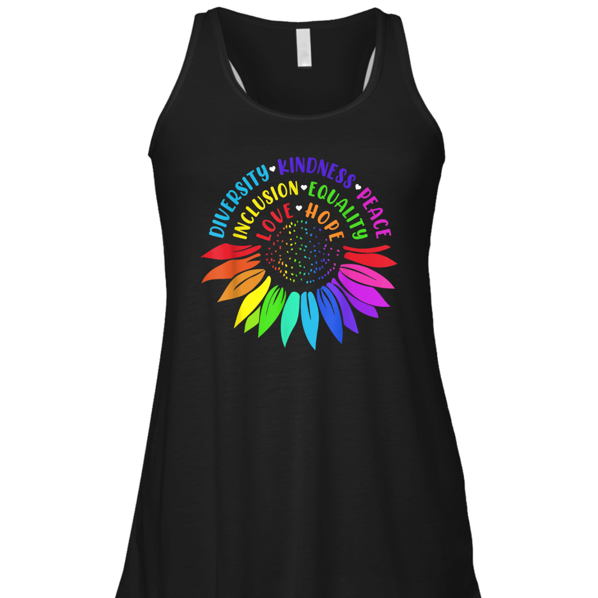 Sunflower Kindness Peace Equality Rainbow Flag LGBTQ Pride T-Shirt Sunflower Kindness Peace Equality Rainbow Flag LGBTQ Pride T-Shirt