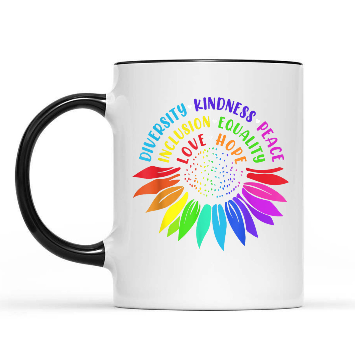 Sunflower Kindness Peace Equality Rainbow Flag LGBTQ Pride T-Shirt Sunflower Kindness Peace Equality Rainbow Flag LGBTQ Pride T-Shirt