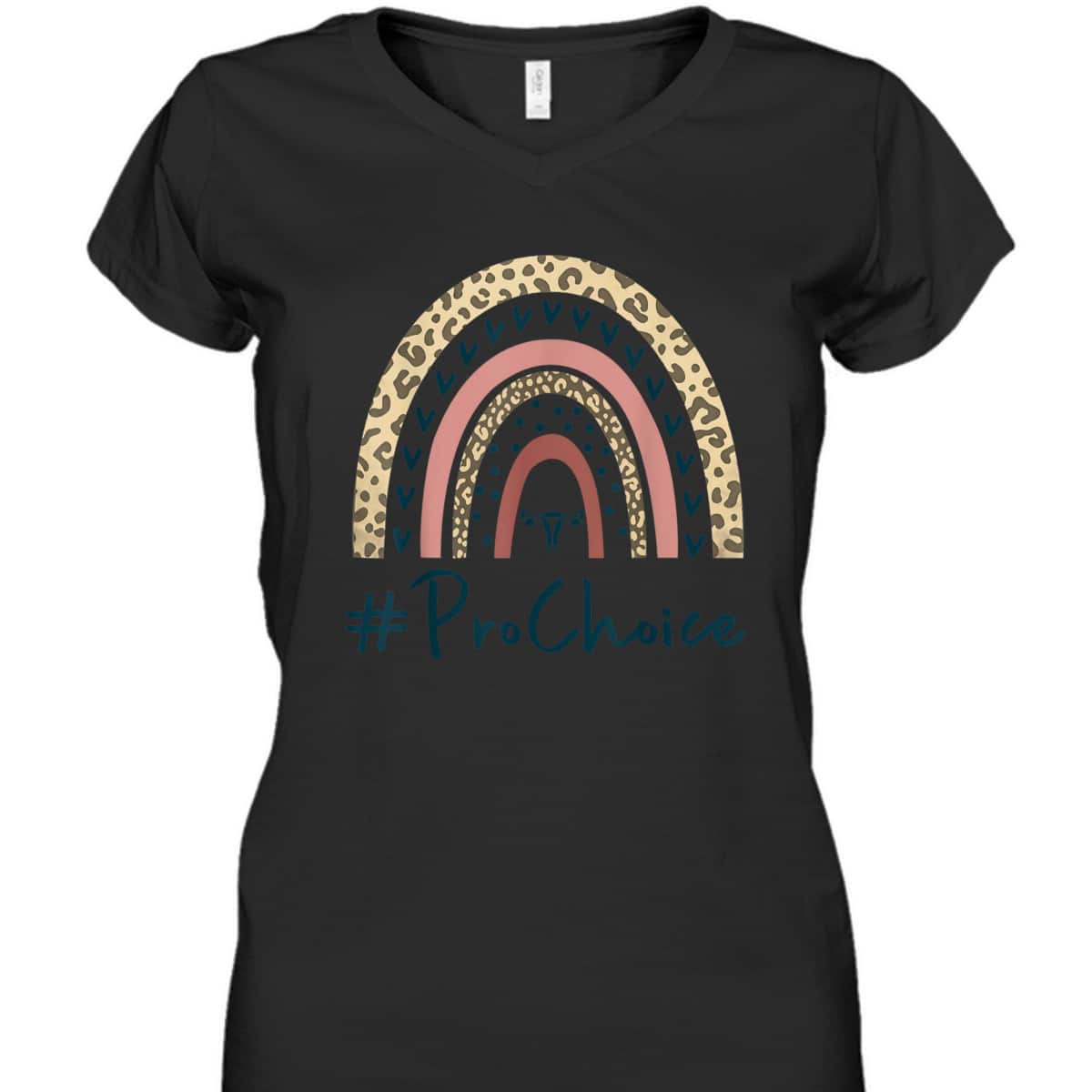 Pro Choice Leopard Rainbow Feminist Rights My Choice T-Shirt Pro Choice Leopard Rainbow Feminist Rights My Choice T-Shirt