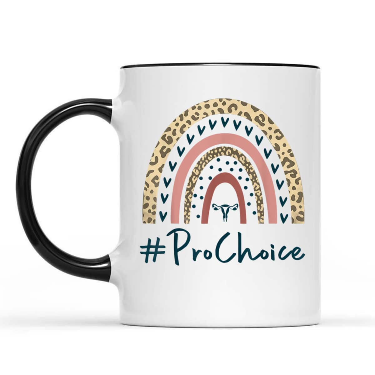 Pro Choice Leopard Rainbow Feminist Rights My Choice T-Shirt Pro Choice Leopard Rainbow Feminist Rights My Choice T-Shirt