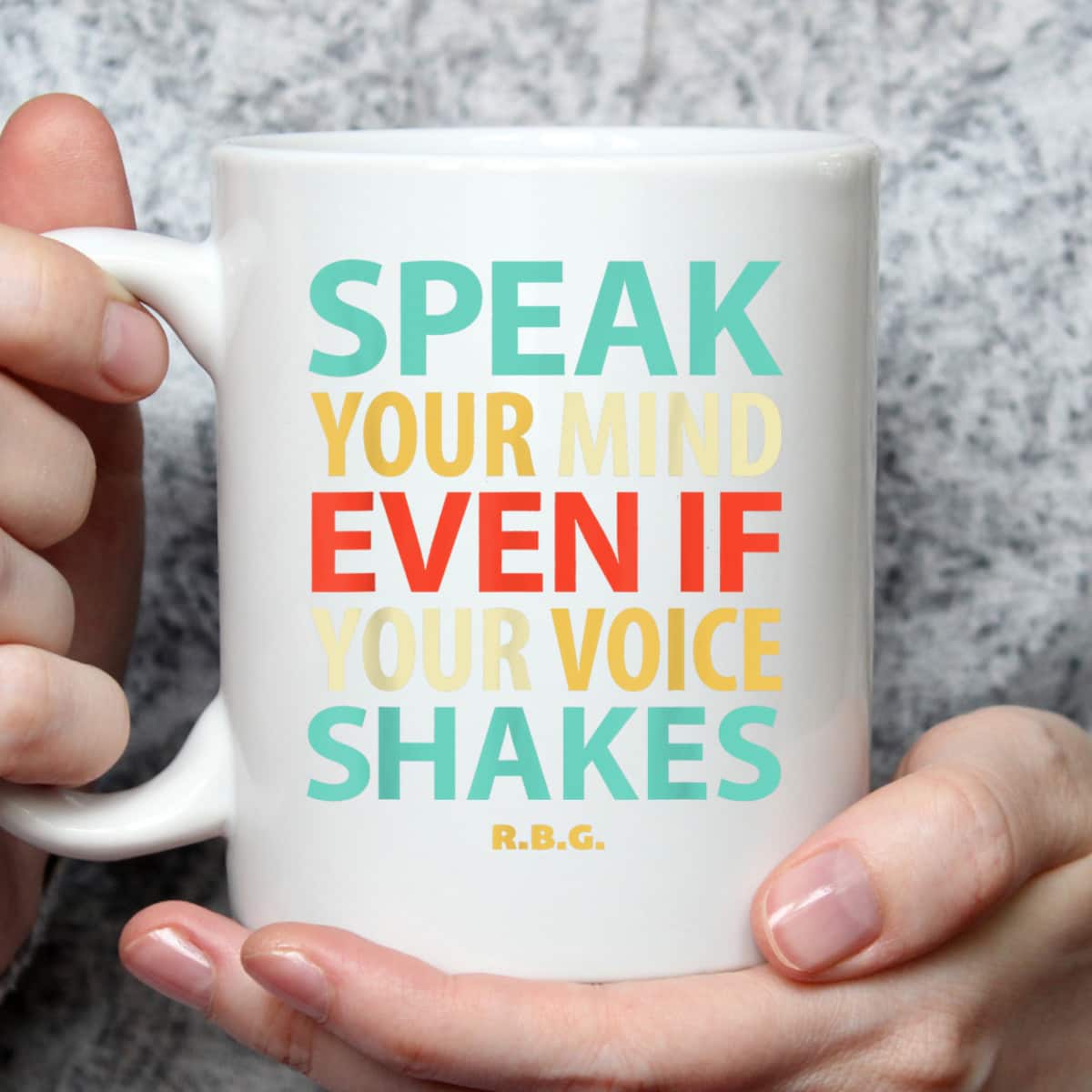 RBG Feminist Speak Your Mind Even If Your Voice ShakesRuth B T-Shirt