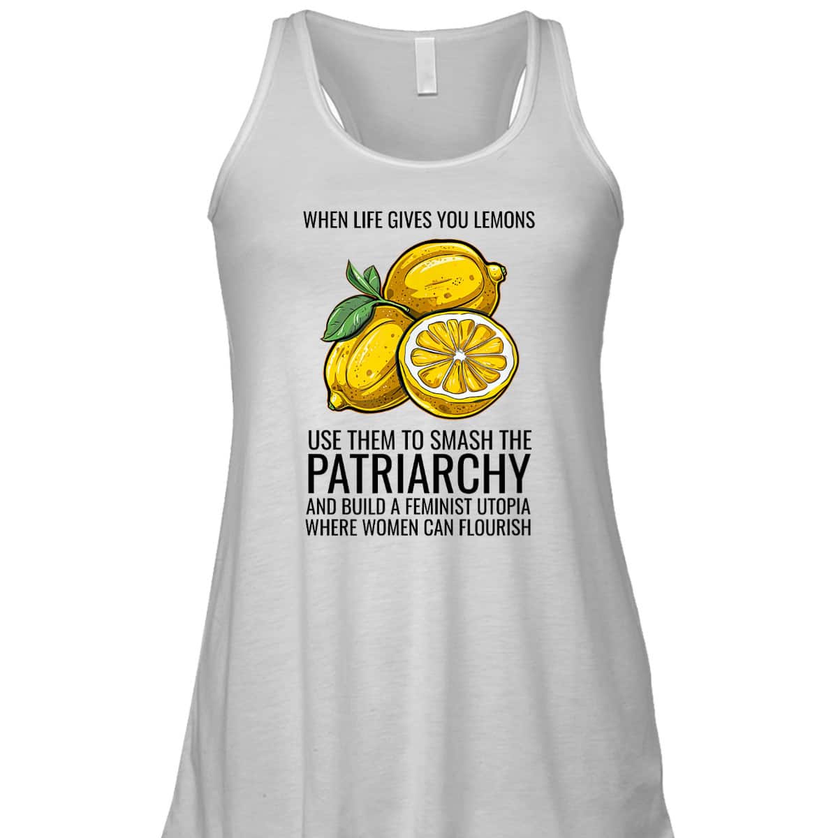 Cute Lemon Feminist Art Funny Feminism Female Empowerment T-Shirt