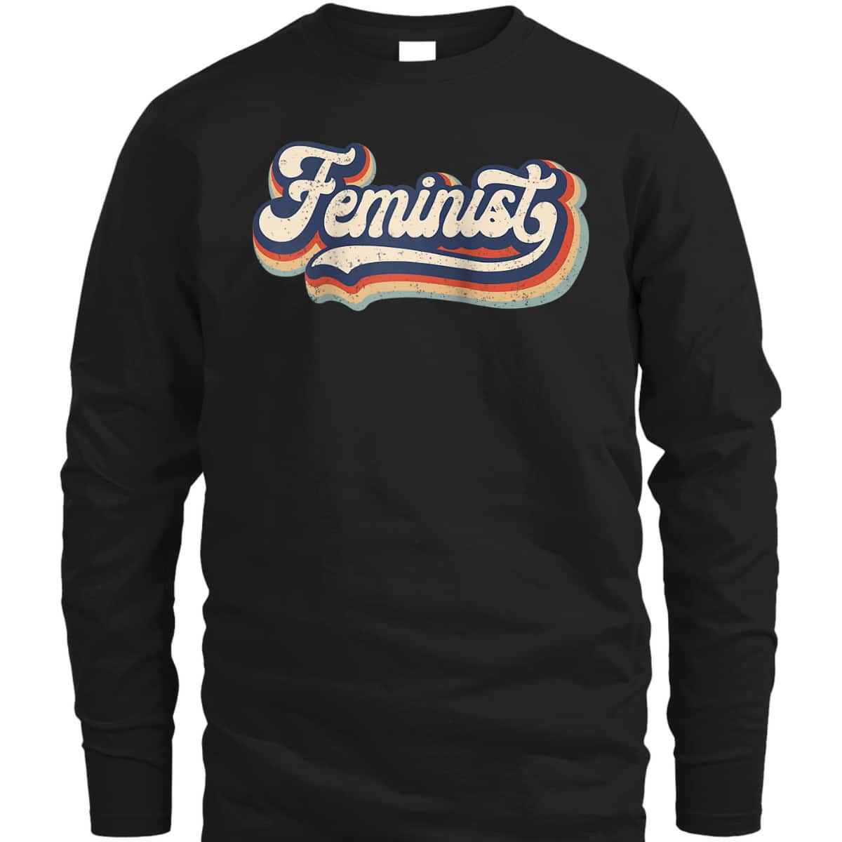 Feminist - Retro 70s Vintage Rainbow - Feminism Gift T-Shirt Feminist - Retro 70s Vintage Rainbow - Feminism Gift T-Shirt