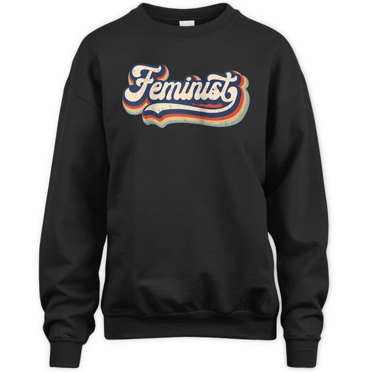 Feminist - Retro 70s Vintage Rainbow - Feminism Gift T-Shirt Feminist - Retro 70s Vintage Rainbow - Feminism Gift T-Shirt