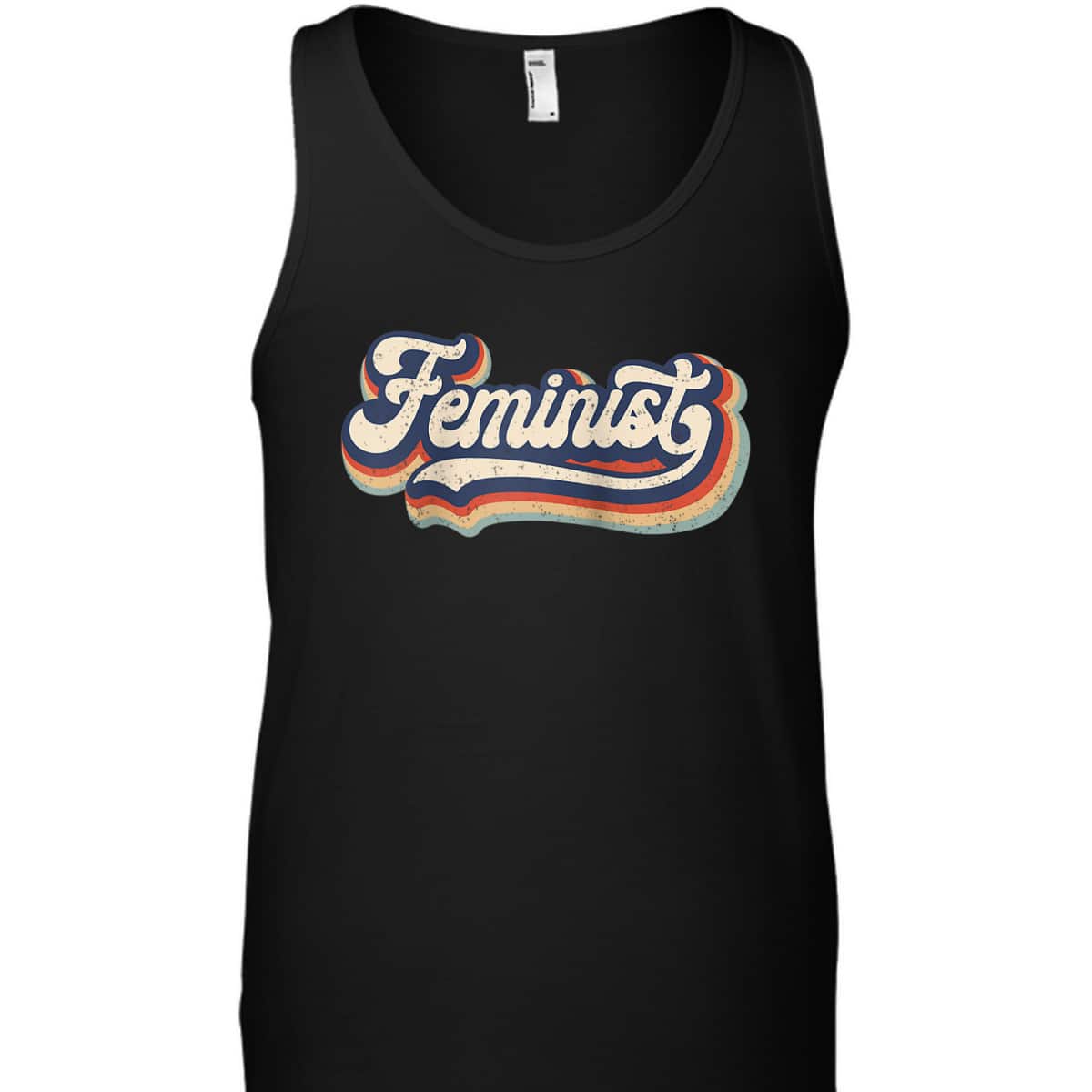 Feminist - Retro 70s Vintage Rainbow - Feminism Gift T-Shirt Feminist - Retro 70s Vintage Rainbow - Feminism Gift T-Shirt