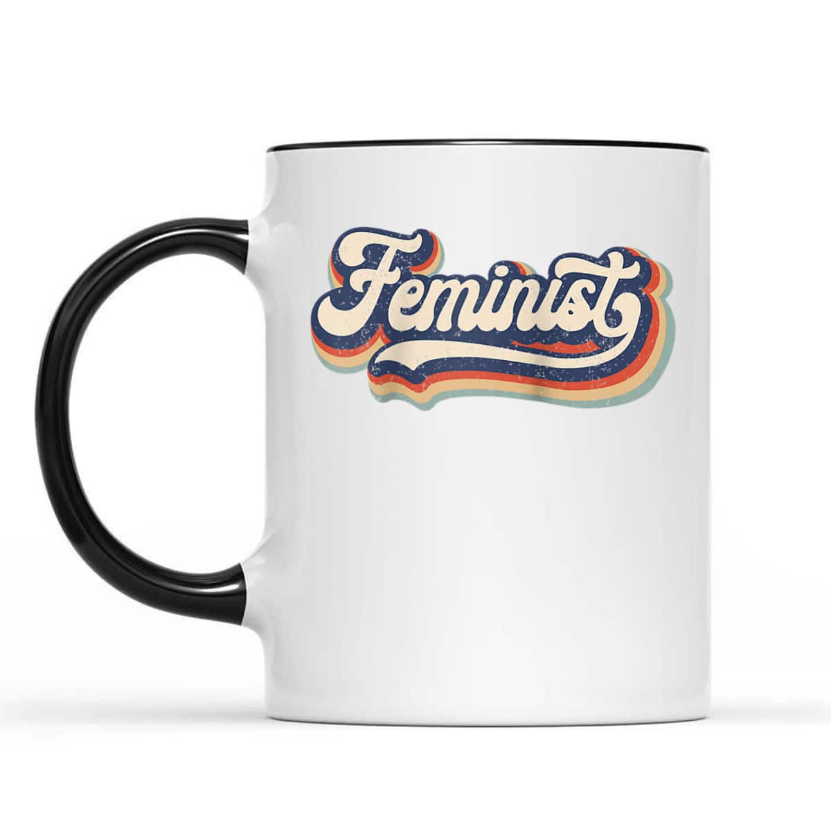 Feminist - Retro 70s Vintage Rainbow - Feminism Gift T-Shirt Feminist - Retro 70s Vintage Rainbow - Feminism Gift T-Shirt