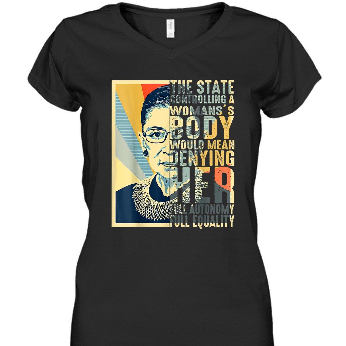 Feminist Ruth Bader Ginsburg Pro Choice My Body My Choice T-Shirt