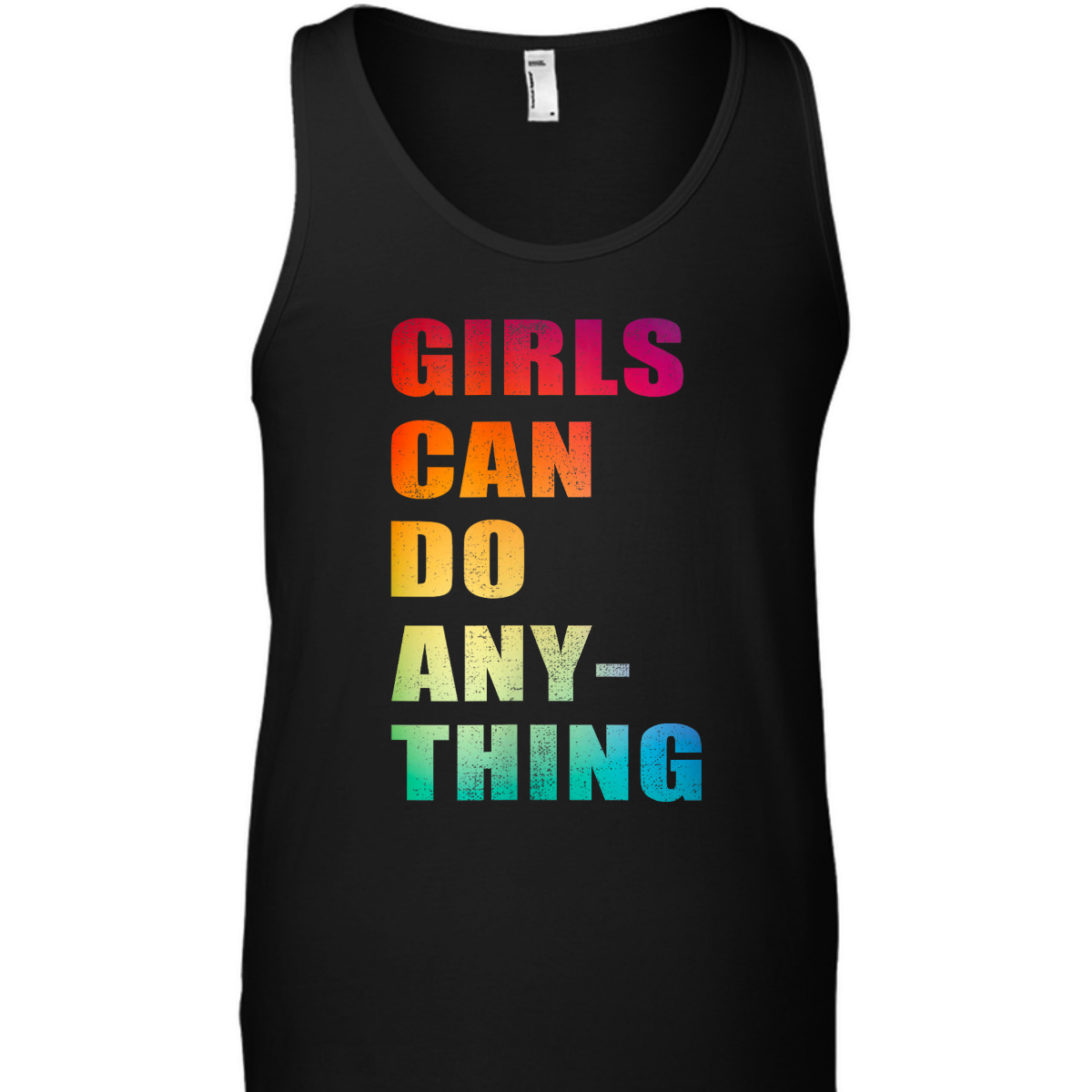 Womens Girls Can Do Anything, Rainbow Feminist, Feminism T-Shirt