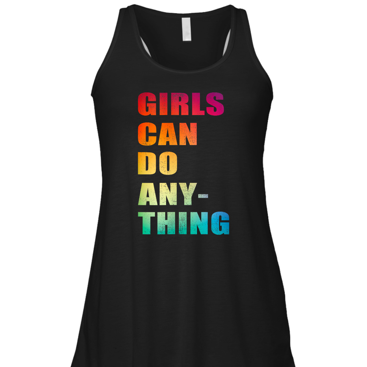 Womens Girls Can Do Anything, Rainbow Feminist, Feminism T-Shirt