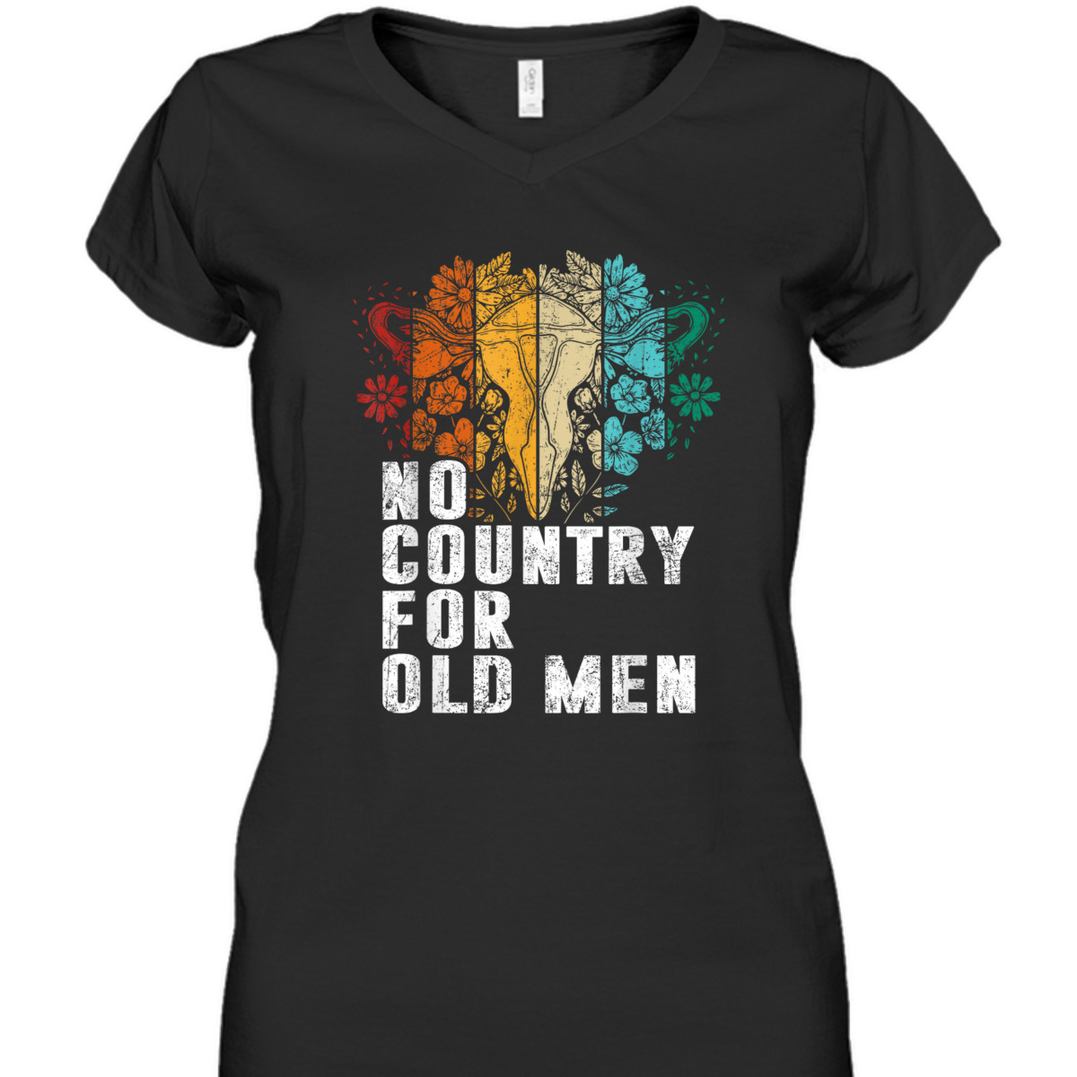 No Country For Old Men Uterus Feminist Women Rights Vintage T-Shirt No Country For Old Men Uterus Feminist Women Rights Vintage T-Shirt