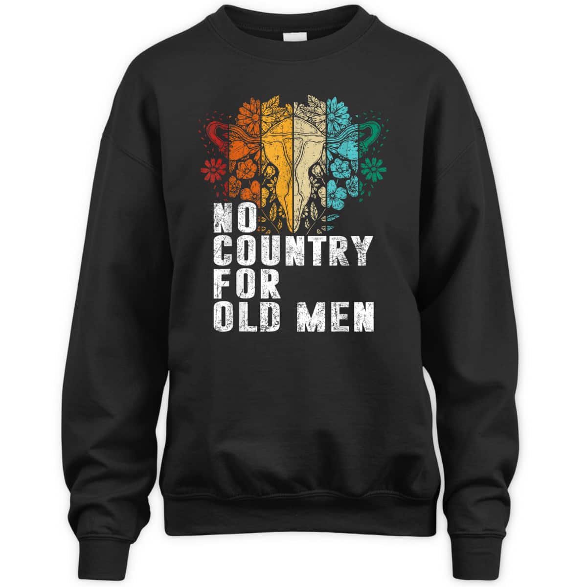 No Country For Old Men Uterus Feminist Women Rights Vintage T-Shirt No Country For Old Men Uterus Feminist Women Rights Vintage T-Shirt