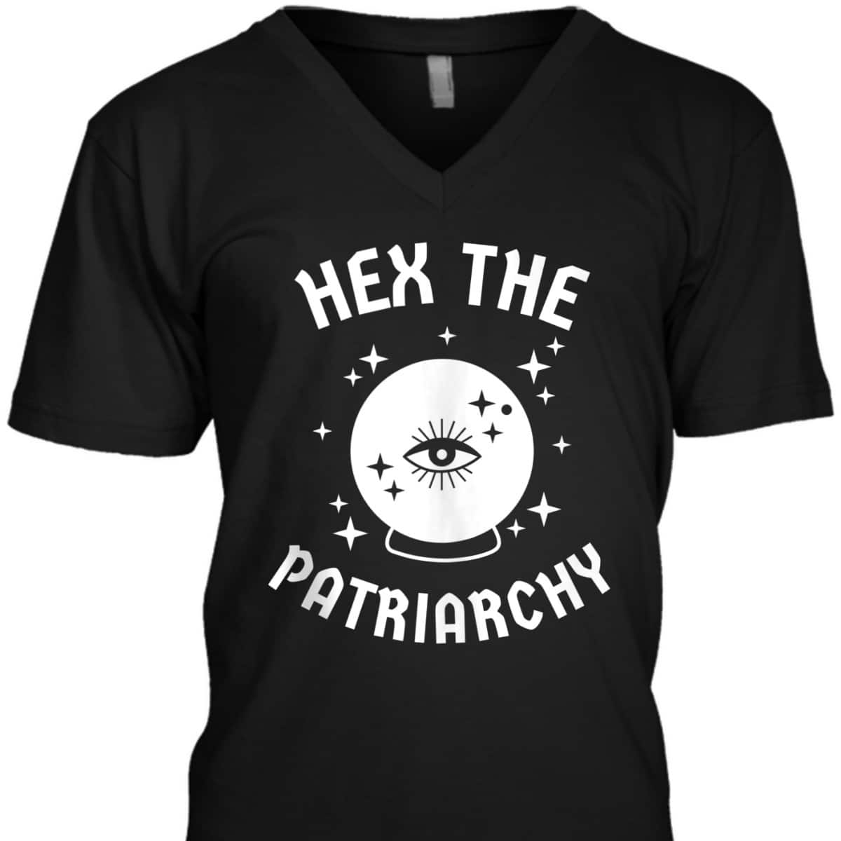 Hex The Patriarchy Feminist Witch Funny Magical Spell T-Shirt