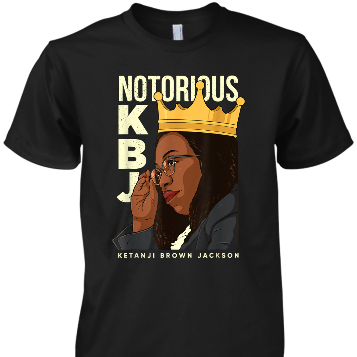 Notorious KBJ Costume Ketanji Brown Jackson Liberal Feminist T-Shirt