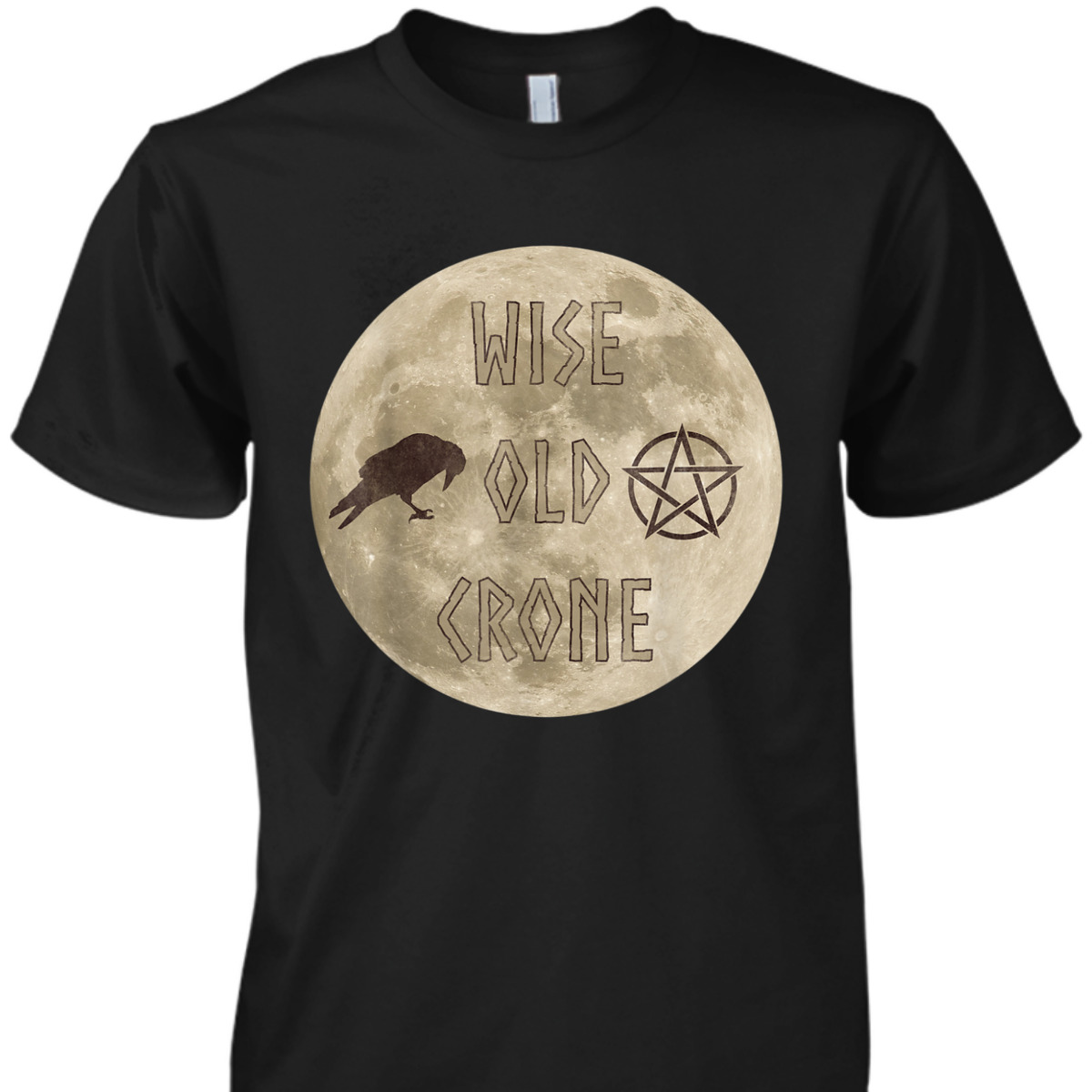Wise Old Crone Wicca Pagan Triple Goddess Feminist T-Shirt Wise Old Crone Wicca Pagan Triple Goddess Feminist T-Shirt