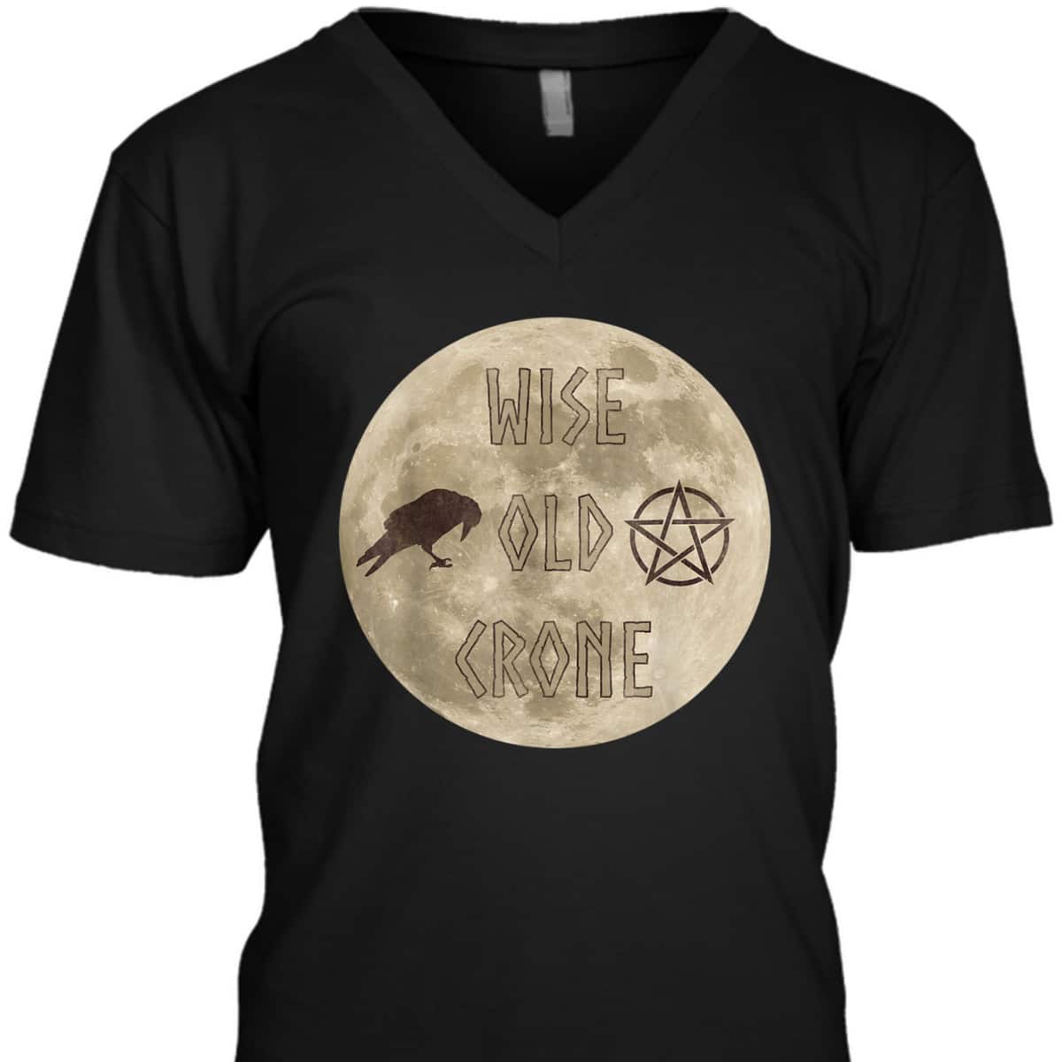 Wise Old Crone Wicca Pagan Triple Goddess Feminist T-Shirt Wise Old Crone Wicca Pagan Triple Goddess Feminist T-Shirt