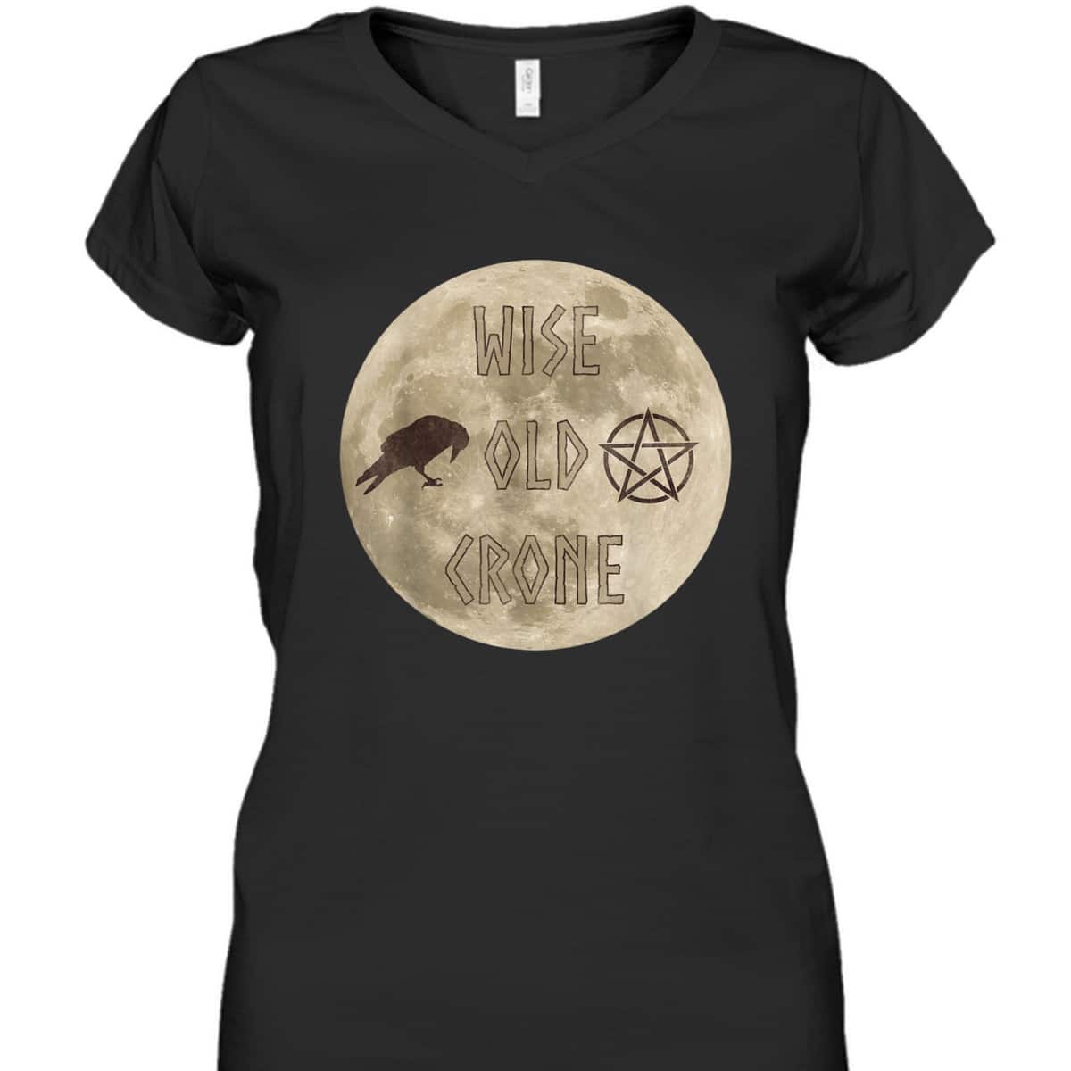 Wise Old Crone Wicca Pagan Triple Goddess Feminist T-Shirt Wise Old Crone Wicca Pagan Triple Goddess Feminist T-Shirt