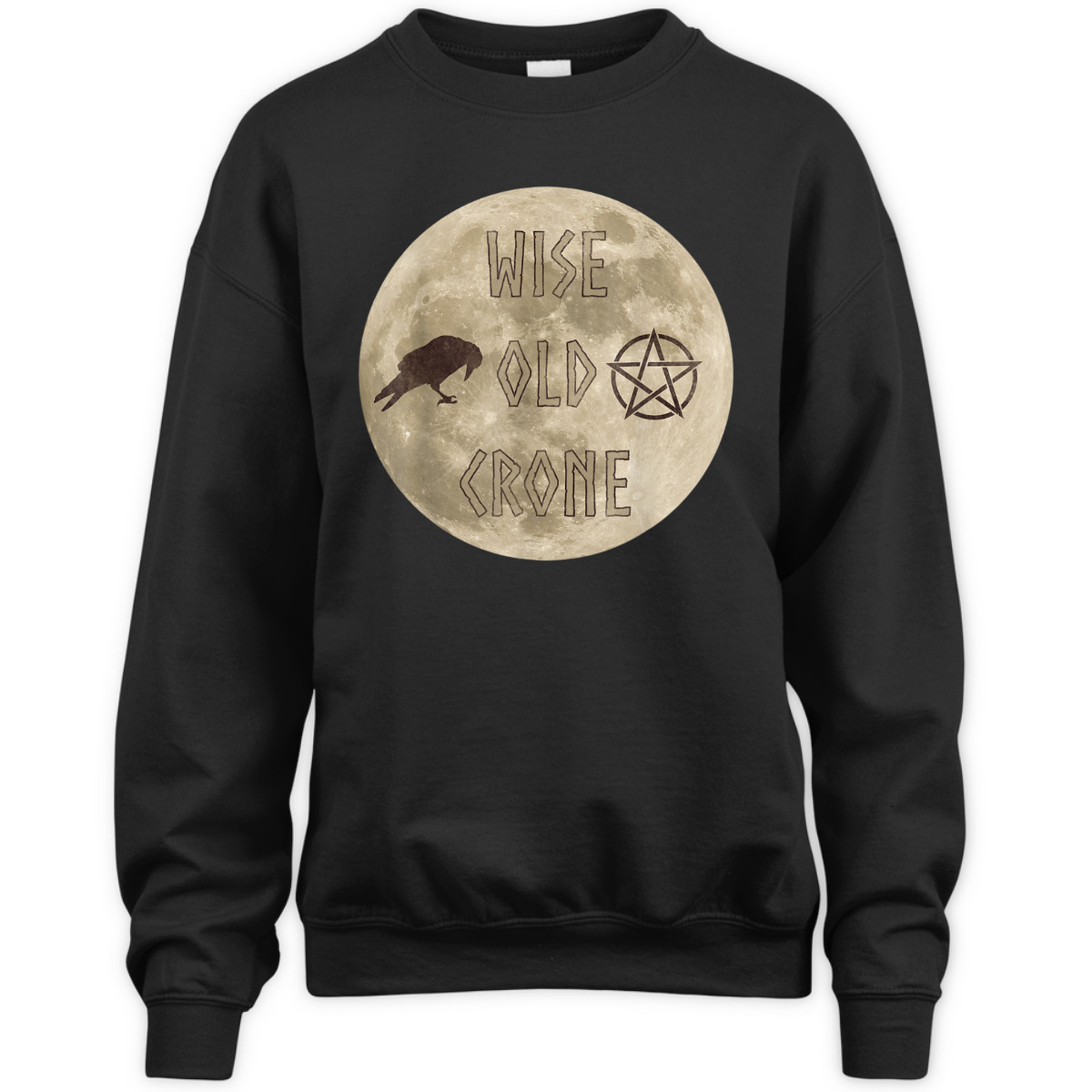 Wise Old Crone Wicca Pagan Triple Goddess Feminist T-Shirt Wise Old Crone Wicca Pagan Triple Goddess Feminist T-Shirt