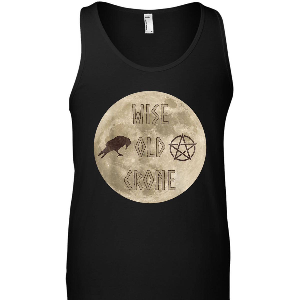 Wise Old Crone Wicca Pagan Triple Goddess Feminist T-Shirt