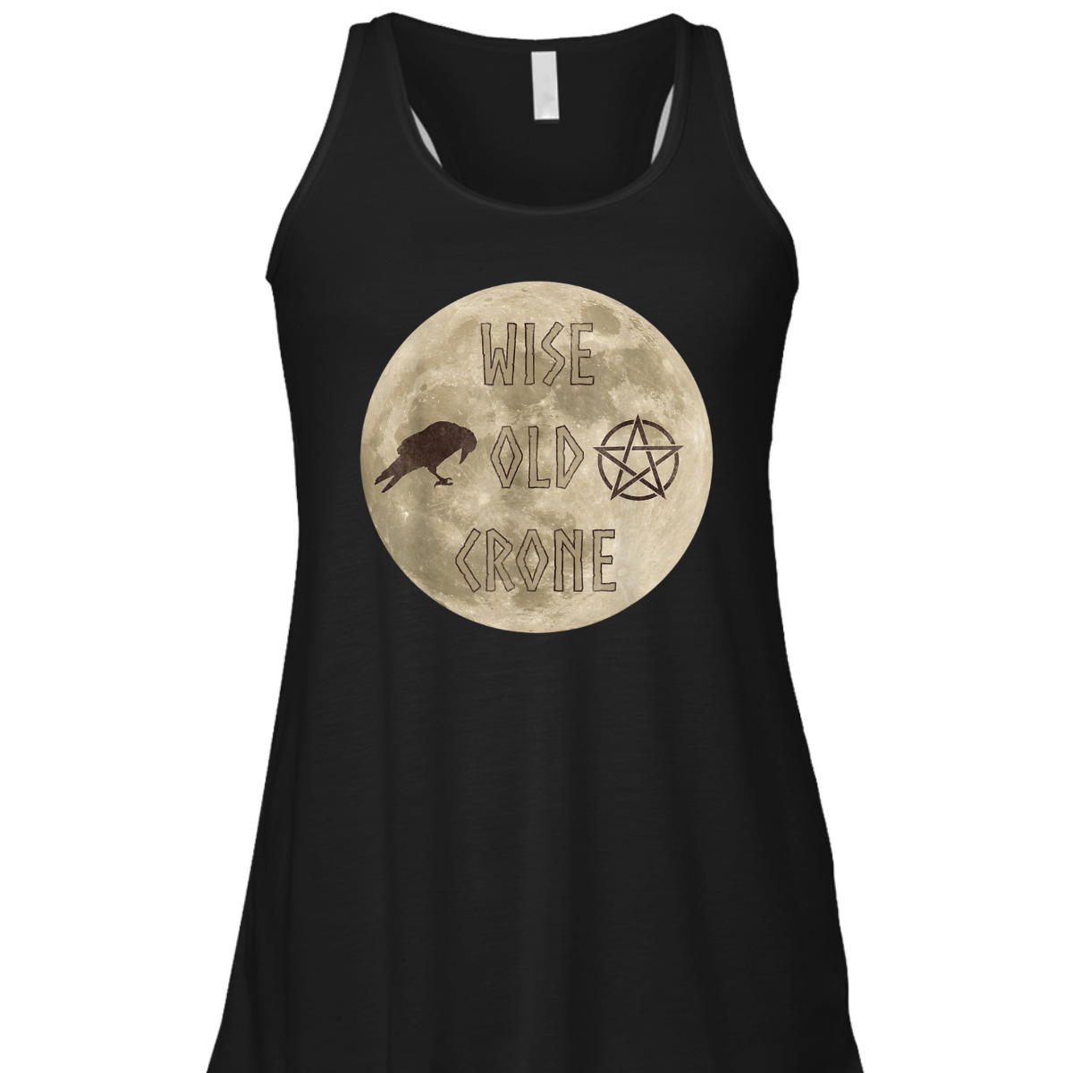 Wise Old Crone Wicca Pagan Triple Goddess Feminist T-Shirt Wise Old Crone Wicca Pagan Triple Goddess Feminist T-Shirt
