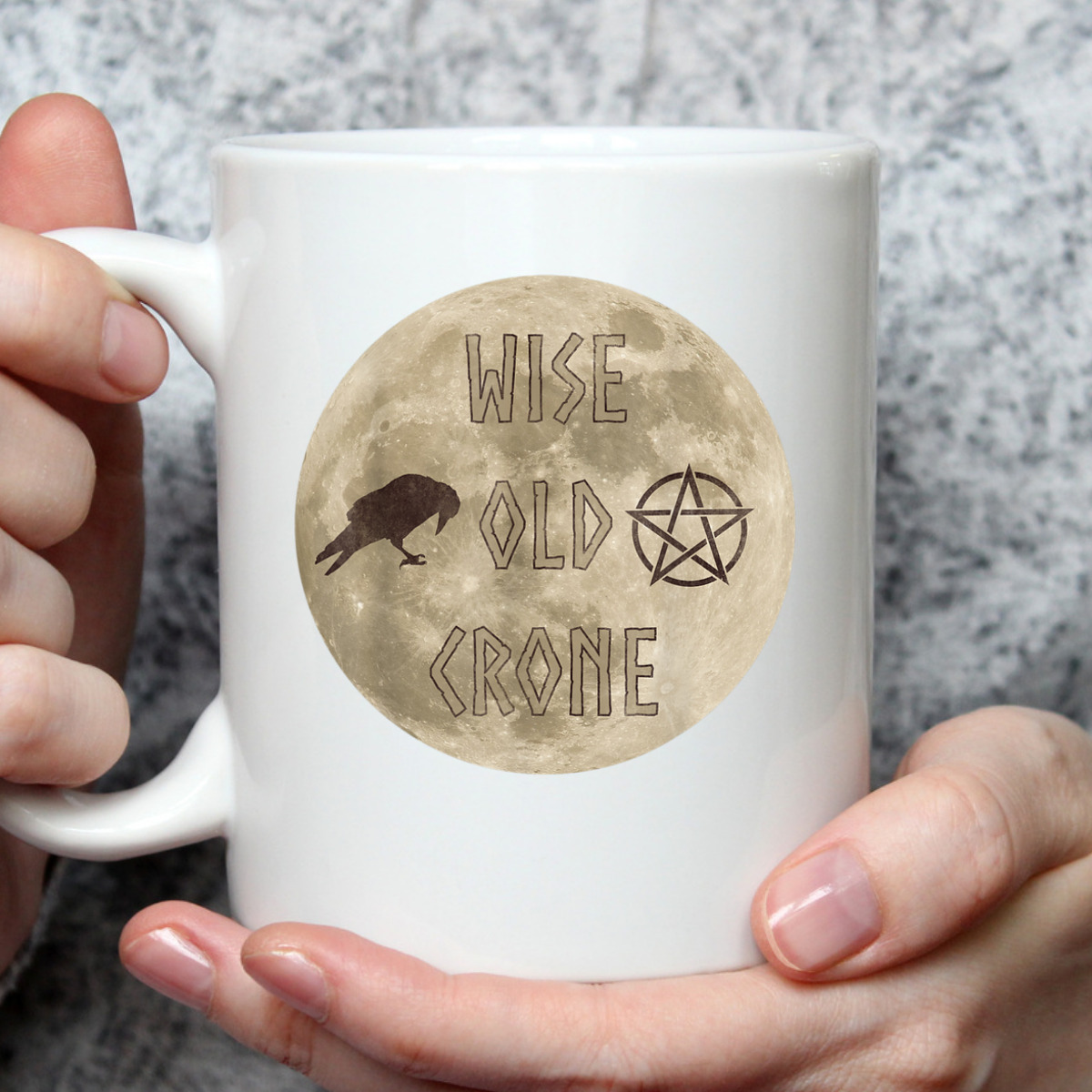 Wise Old Crone Wicca Pagan Triple Goddess Feminist T-Shirt