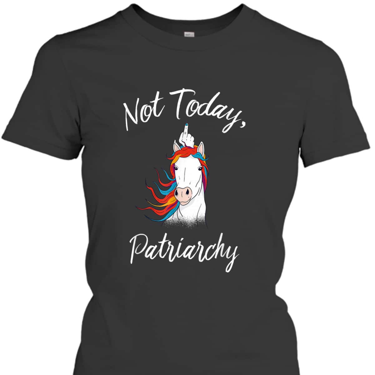Feminist Unicorn Anti Patriarchy Unicorn Gift T-Shirt