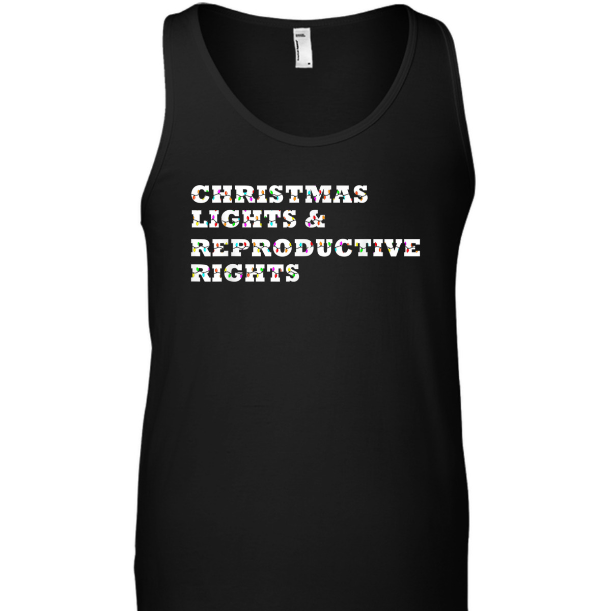 Christmas Lights & Reproductive Rights Feminist Pro Choice T-Shirt