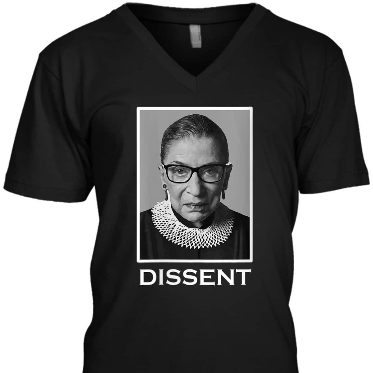Womens Ruth Bader Ginsburg Dissent Feminist Equality T-Shirt