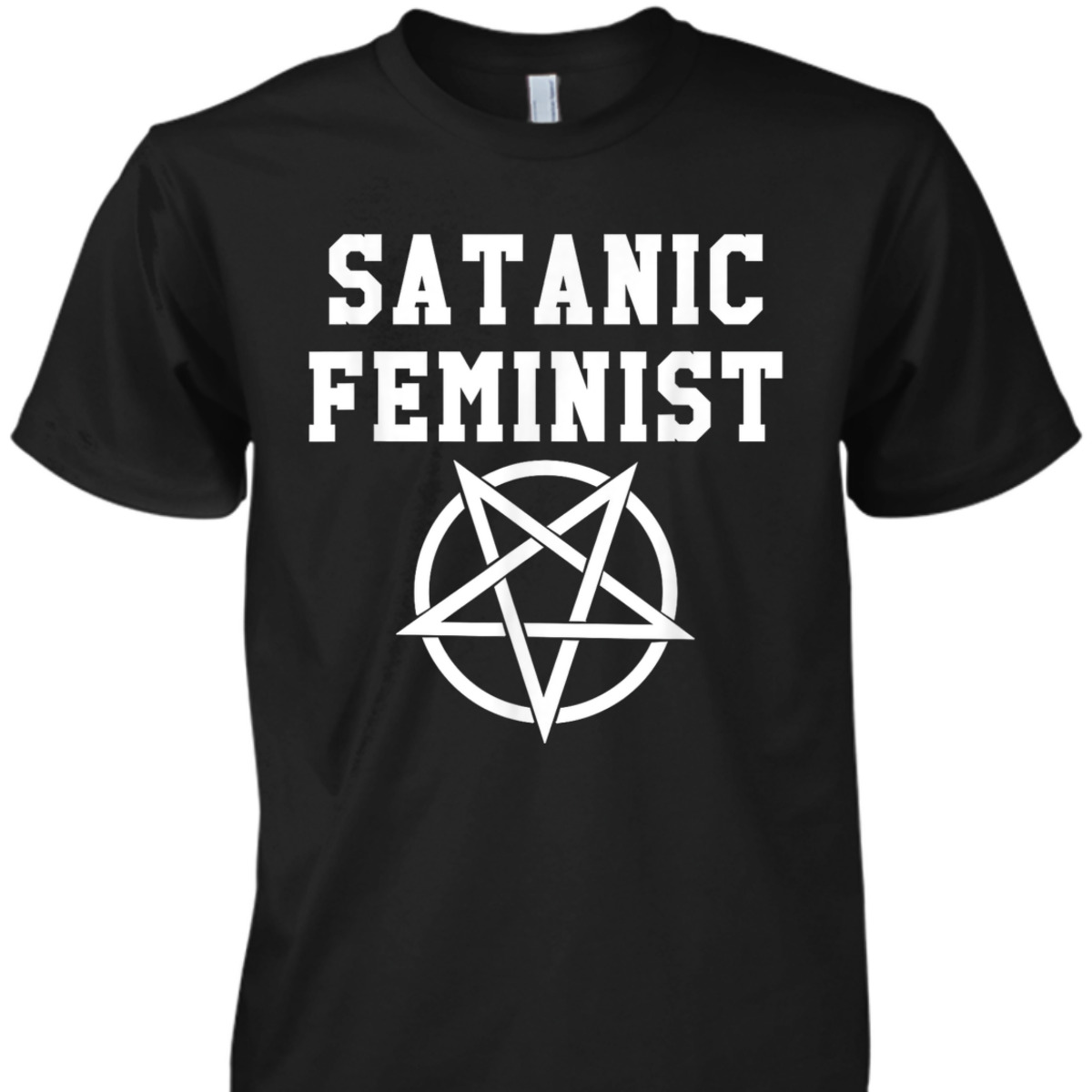 Satanic Feminist Goth Punk Rock Emo Metal Music T-Shirt