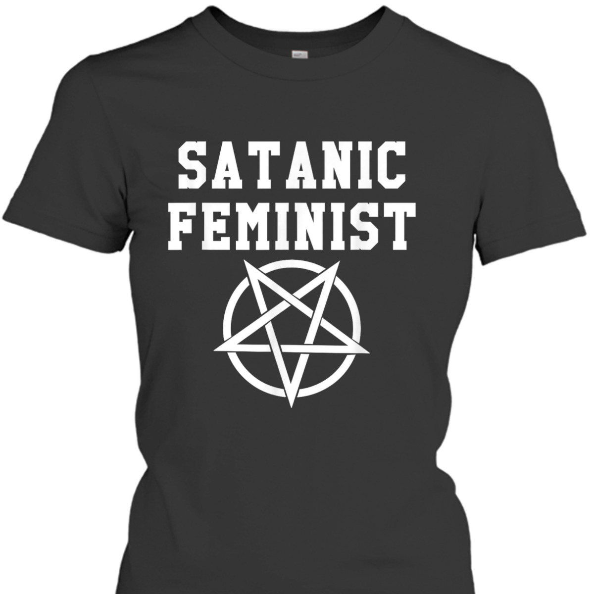 Satanic Feminist Goth Punk Rock Emo Metal Music T-Shirt