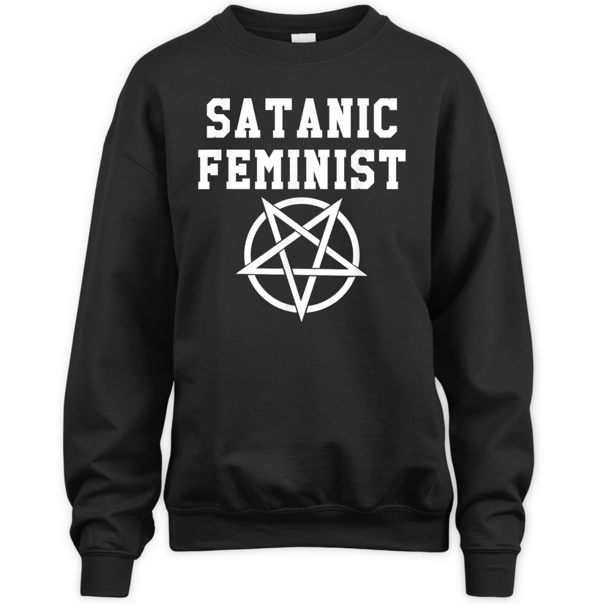 Satanic Feminist Goth Punk Rock Emo Metal Music T-Shirt