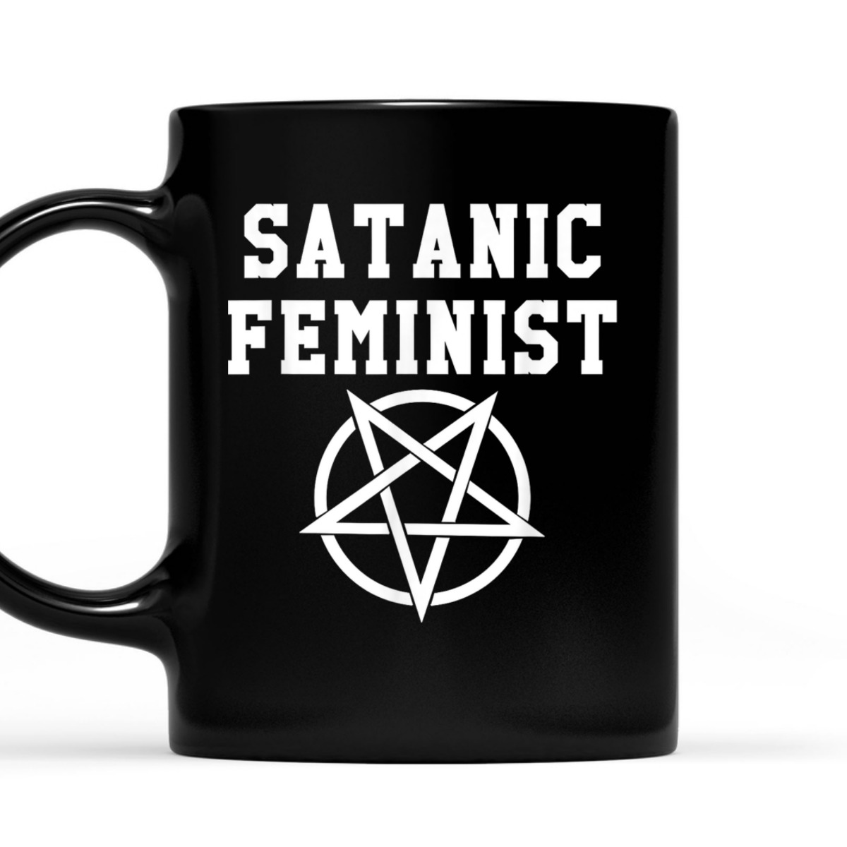 Satanic Feminist Goth Punk Rock Emo Metal Music T-Shirt