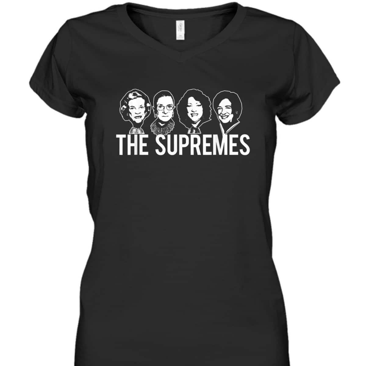 THE SUPREMES SCOTUS Justices RBG Feminist Meme T-Shirt