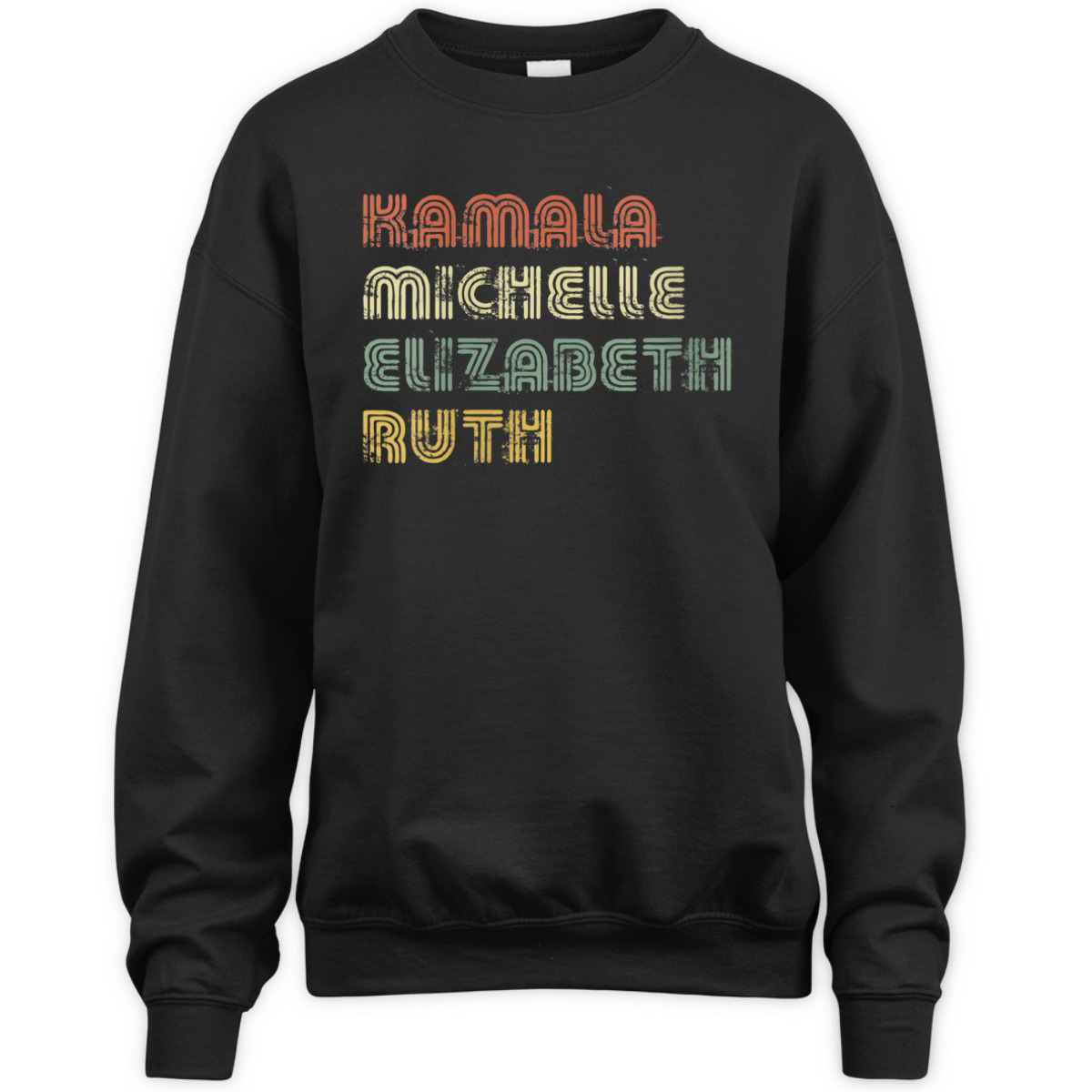 Womens Kamala Michelle Elizabeth Ruth Feminist Political Icons T-Shirt