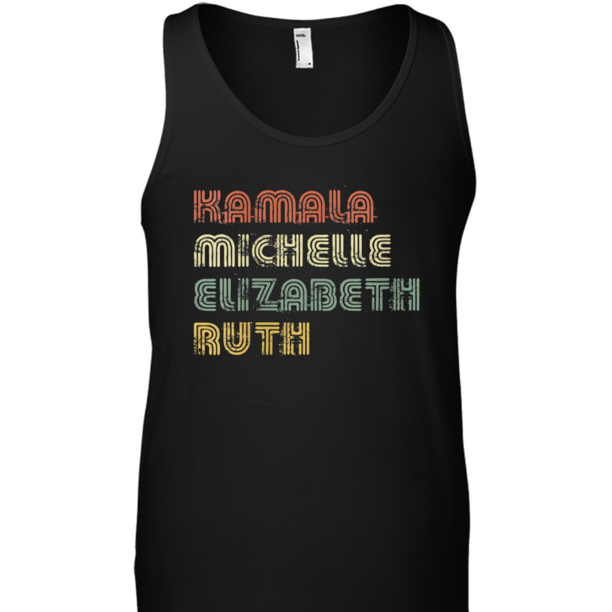 Womens Kamala Michelle Elizabeth Ruth Feminist Political Icons T-Shirt Womens Kamala Michelle Elizabeth Ruth Feminist Political Icons T-Shirt