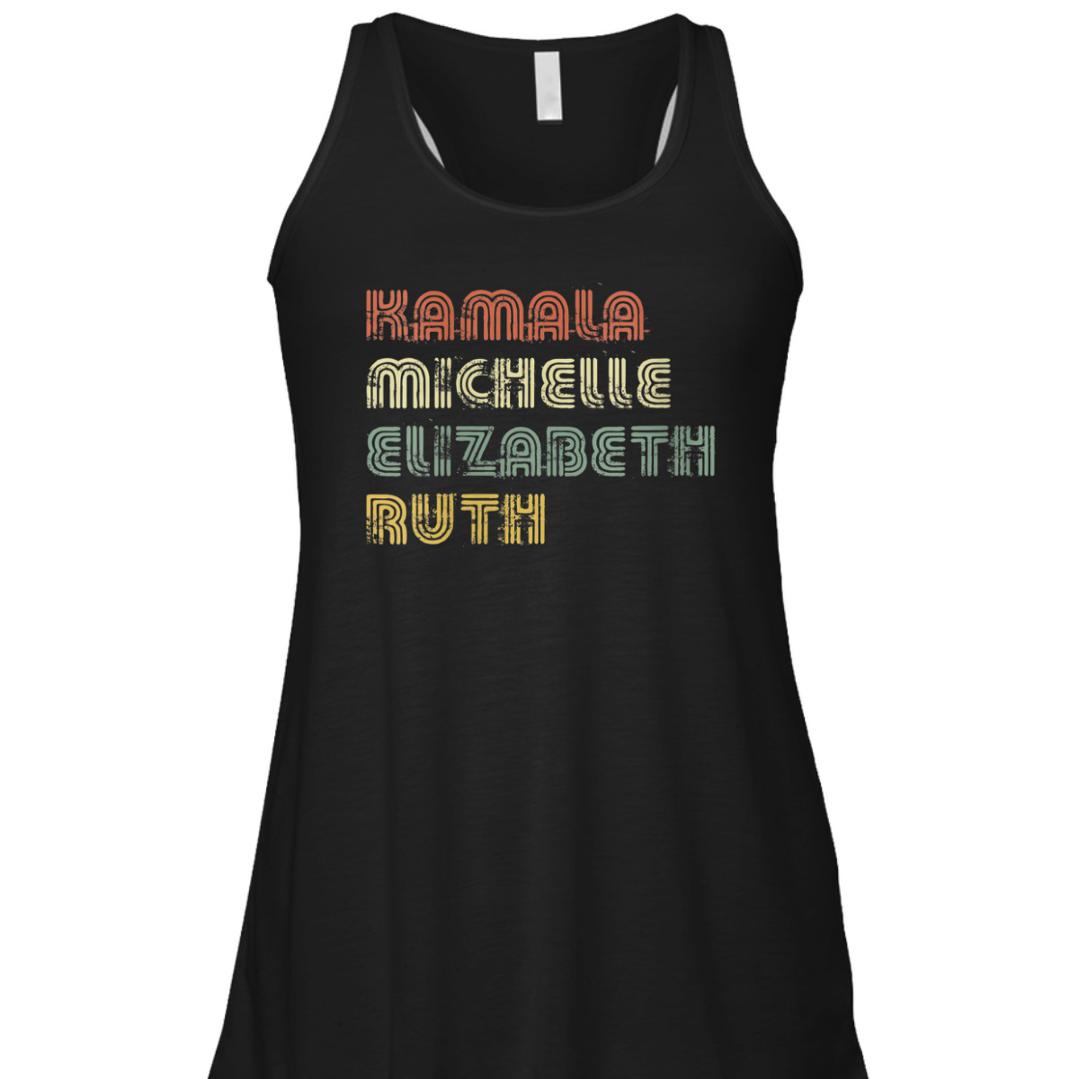Womens Kamala Michelle Elizabeth Ruth Feminist Political Icons T-Shirt