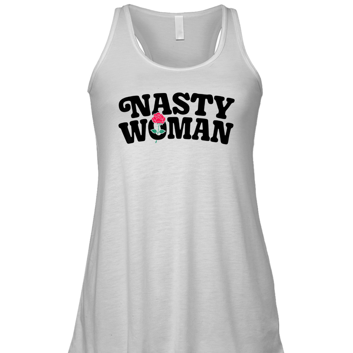 Nasty Woman Feminist Rose Flower Women Feminism Floral Gifts T-Shirt
