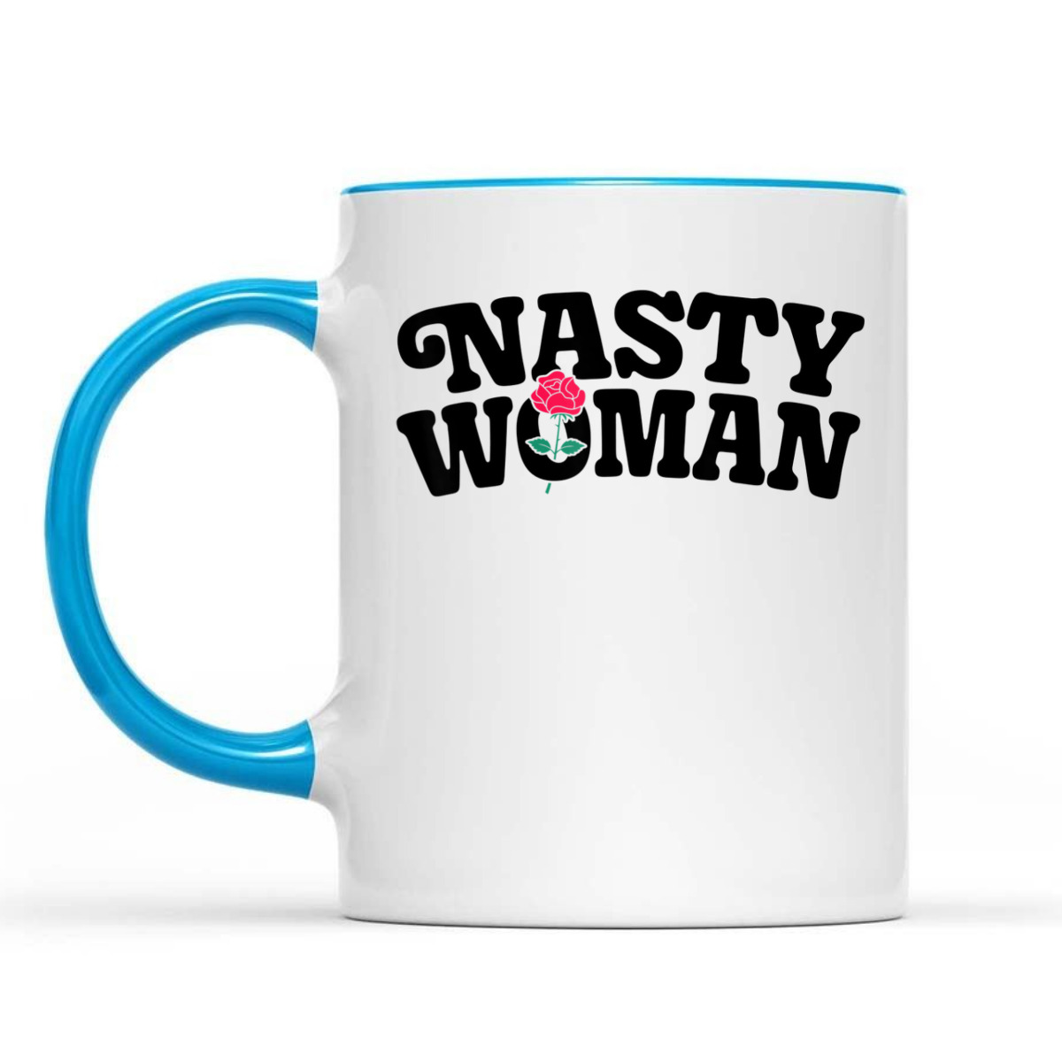 Nasty Woman Feminist Rose Flower Women Feminism Floral Gifts T-Shirt