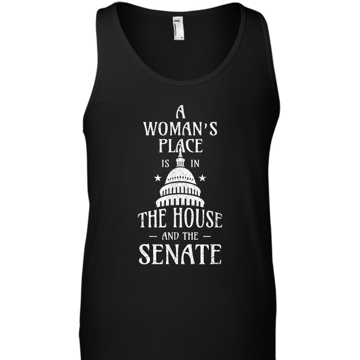 A Womans Place Is In The House And The Senate Feminist T-Shirt