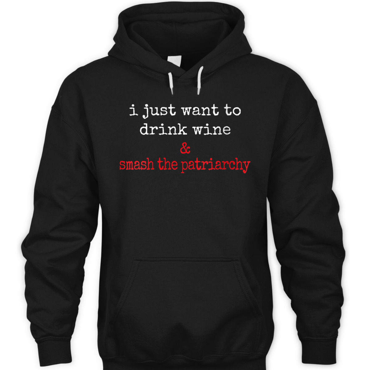 Womens Funny Feminist Wine Lover Drink Wine Smash The Patriarchy T-Shirt