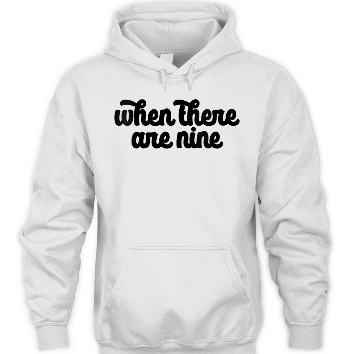 Womens WHEN THERE ARE NINE Ruth Bader Ginsburg Feminist Meme Gift T-Shirt