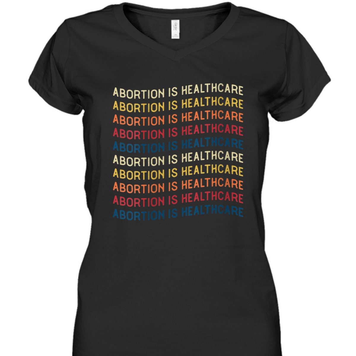 Womens Abortion Is Healthcare Retro Feminist Pro-Choice Women Right T-Shirt